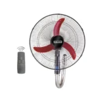 مروحة حائط فريش 18 بوصة – شبح أسود/أحمر ريموت