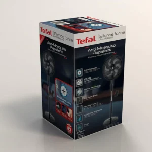 ⁦مروحة ستاند تيفال 16 بوصة ضد الناموس – VG4135EE أسود⁩ - الصورة ⁦7⁩