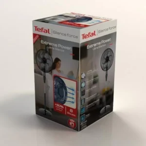 ⁦مروحة ستاند تيفال 16 بوصة – VG4130EE أسود⁩ - الصورة ⁦2⁩