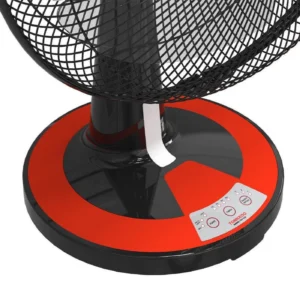 ⁦مروحة مكتب تورنيدو 16 بوصة – TDF16D أسود × أحمر⁩ - الصورة ⁦6⁩