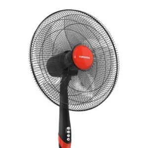 ⁦مروحة ستاند تورنيدو 18 بوصة – TSF-18XW أسود × أحمر⁩ - الصورة ⁦3⁩