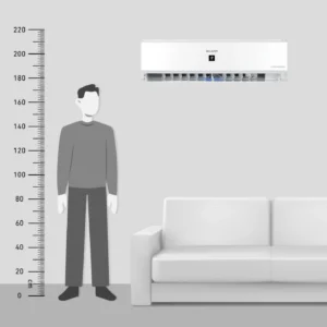 ⁦تكييف شارب سبليت 3 حصان بارد وساخن إنفرتر ديجيتال بلازما كلاستر واي فاي R32 – موديل AY-XP24BHE⁩ - الصورة ⁦7⁩