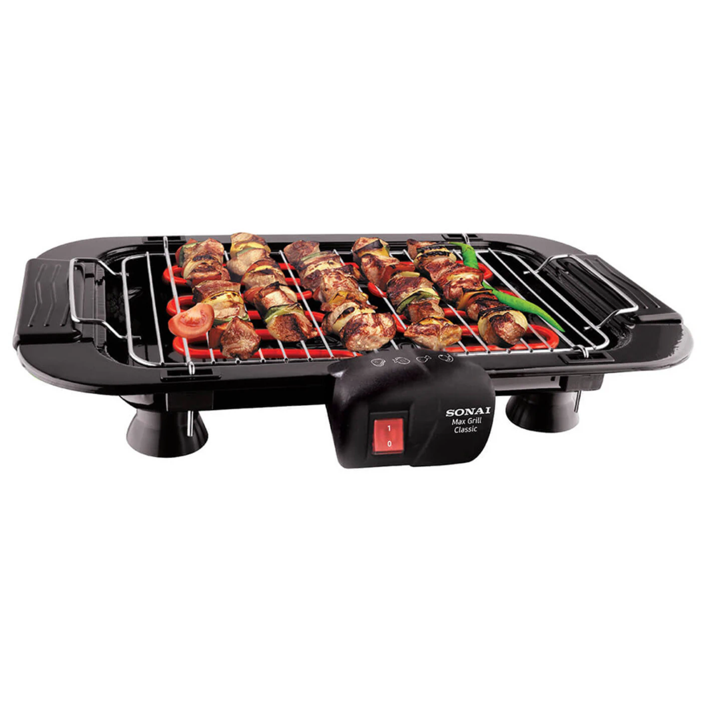 شواية سوناي ماكس جريل كلاسيك 2000 وات - موديل MAR-200 - أسود