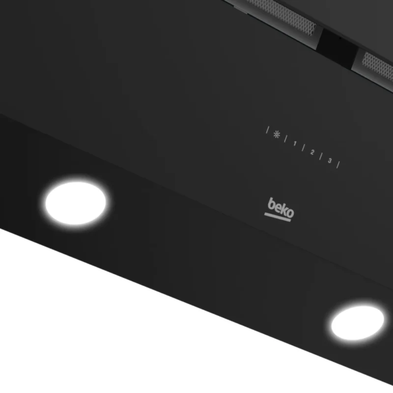 ⁦شفاط بيكو (Beko) بلت إن مائل مقاس 90 سم - تاتش أسود (Inclined Design)⁩ - الصورة ⁦6⁩