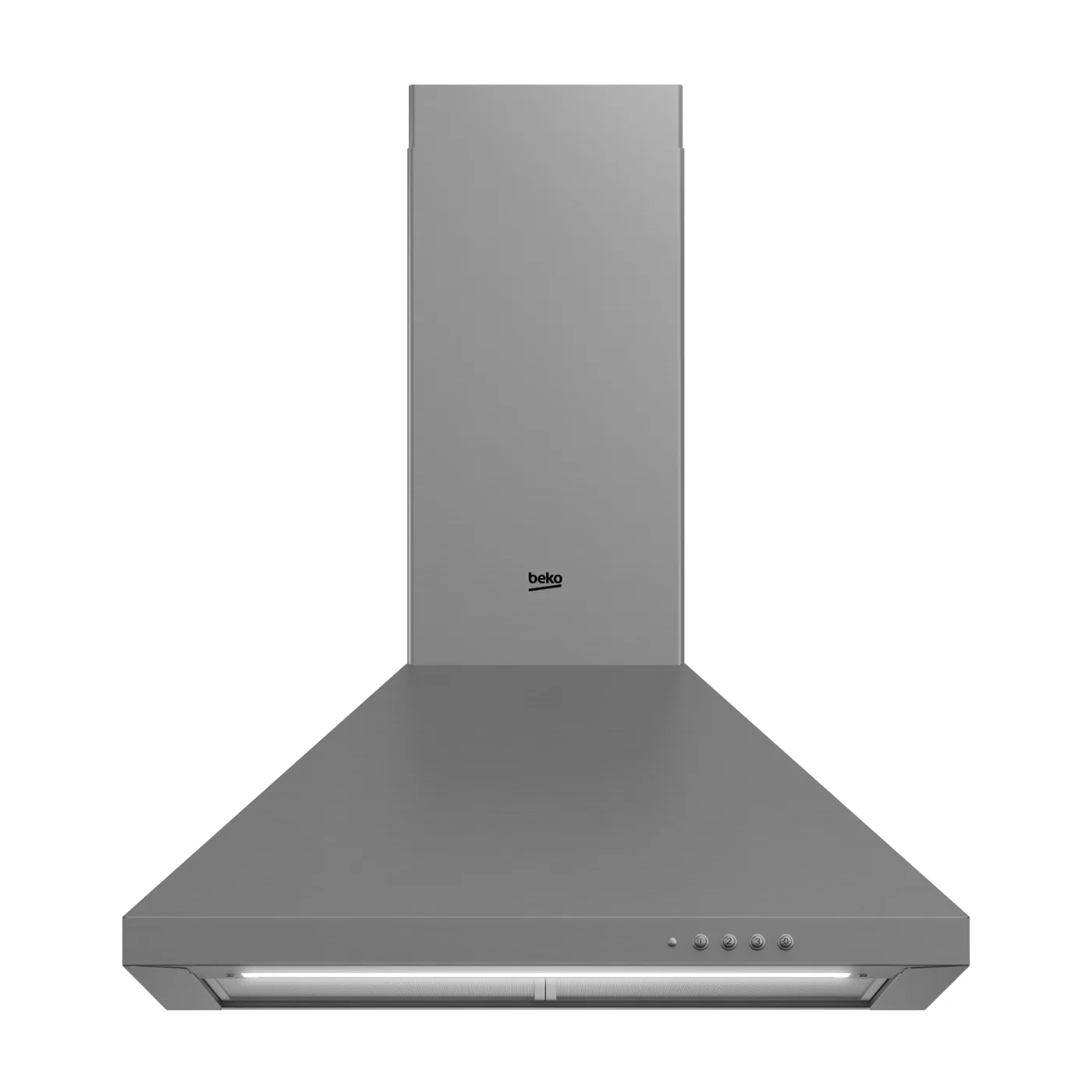 شفاط بيكو (Beko) بلت إن مسطح 60 سم - إستانلس ستيل (Dishwasher-Safe Filters)