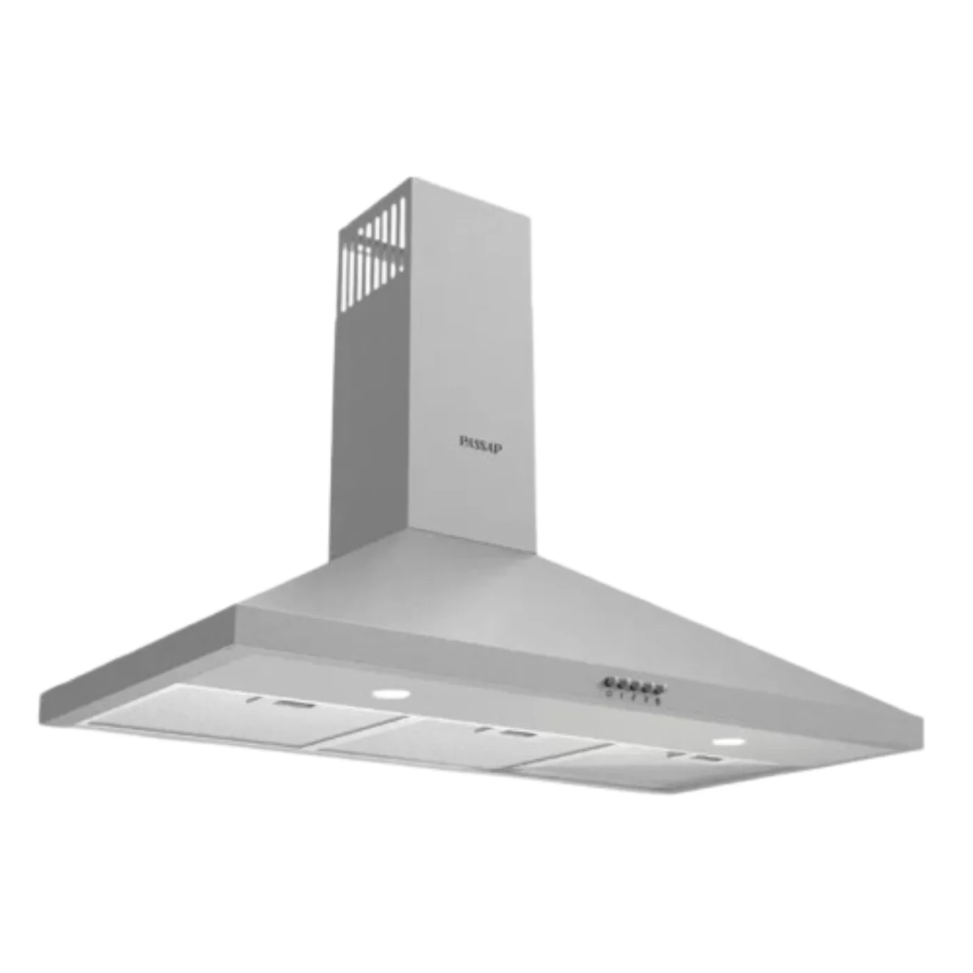 passap-pyramid-built-in-hood-size-90-cm-3-speeds-stainless-steel-angle1 شفاط بلت إن باساب (Passap) هرمي مقاس 90 سم - 3 سرعات إستانلس ستيل - الصورة 1