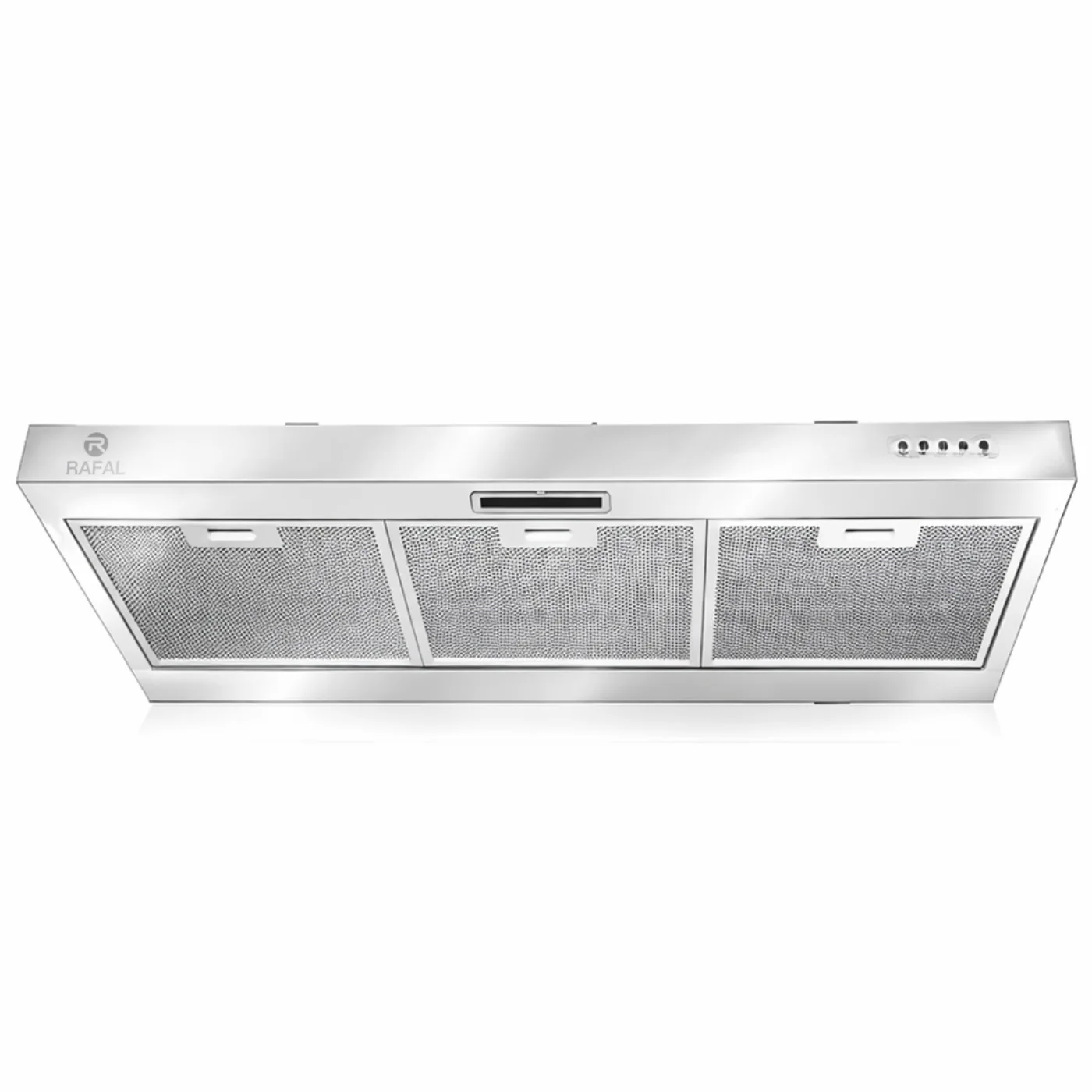 rafal-flat-built-in-hood-90-cm-suction-power-1000-m3hour-angle1 شفاط رفال (Rafal) بلت إن مسطح 90 سم - قوة شفط 1000 م3/ساعة - الصورة 1