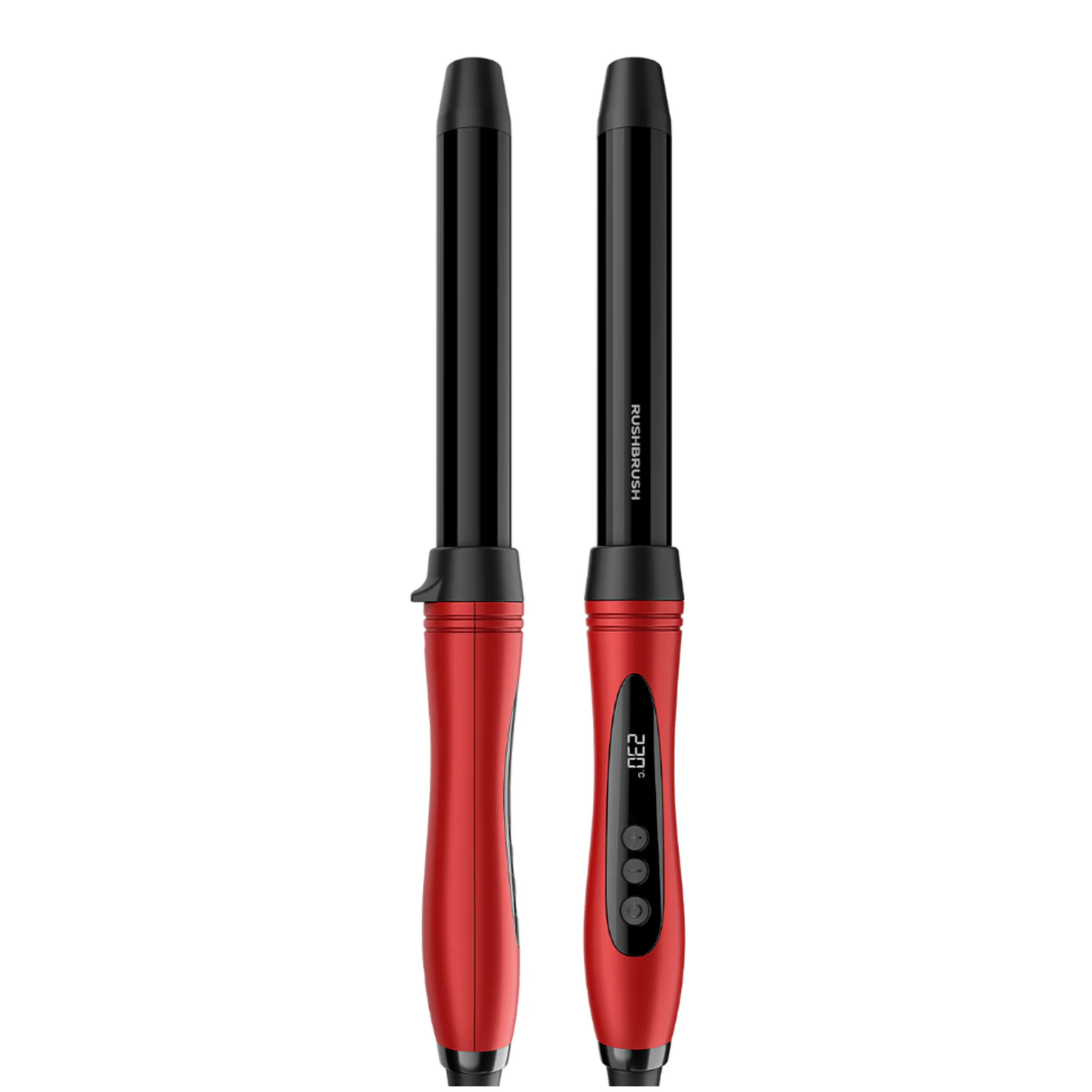 مكواة كيرلي راش براش C1 تيتانيوم 25 مم (أحمر)