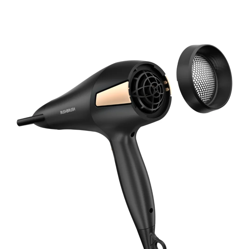 ⁦سيشوار راش براش D2 PRO لتجفيف آمن - 2500 وات (أسود)⁩ - الصورة ⁦2⁩