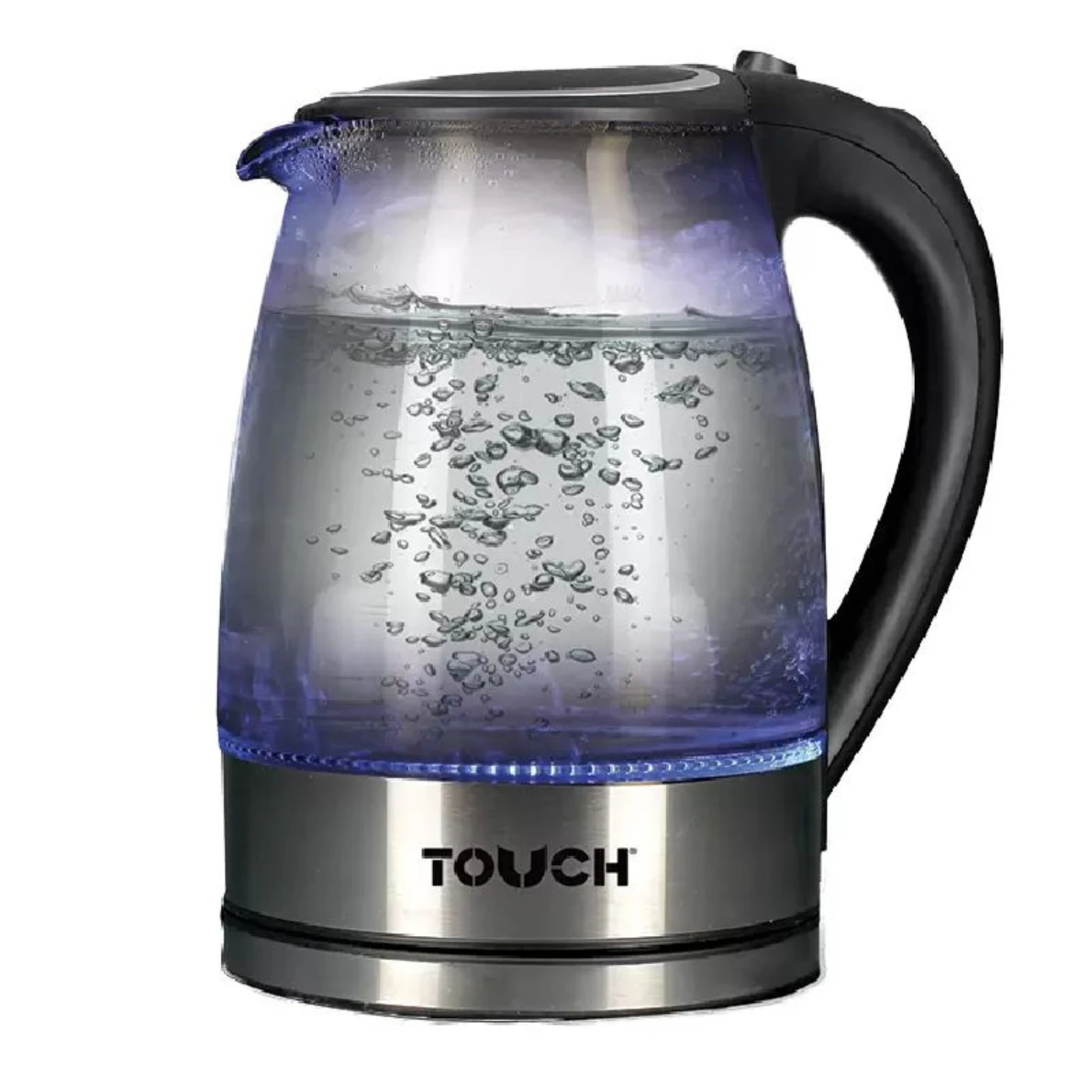 غلاية تاتش زجاجية 1.8 لتر – إضاءة LED ساحرة وأمان كامل