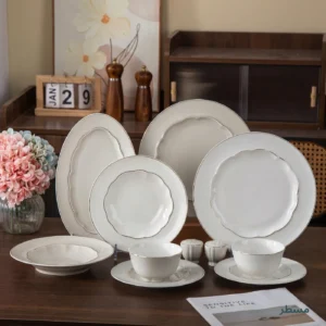 lined dinner set 27 pieces appearance1