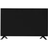 شاشة تليفزيون ذكية مسطحة LED باللون الأسود لعرض الأفلام ومقاطع الفيديو الترفيهية بجودة عالية.